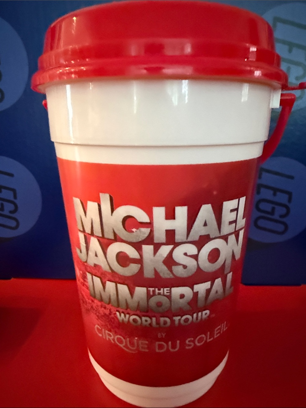 Michael Jackson The Immortal World Tour Cirque Du Soleil  Popcorn Bucket